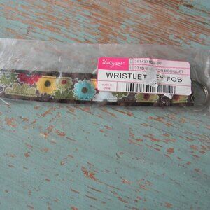 NEW THIRTY-ONE FLORAL WINDSOR BOUQUET WRISTLET KEY FOB 371D